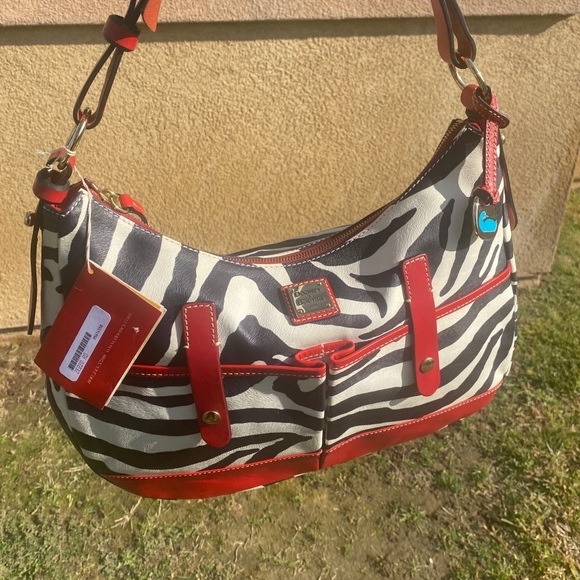 DOONEY and BOURKE zebra hobo purse , NWT - Picture 8 of 16